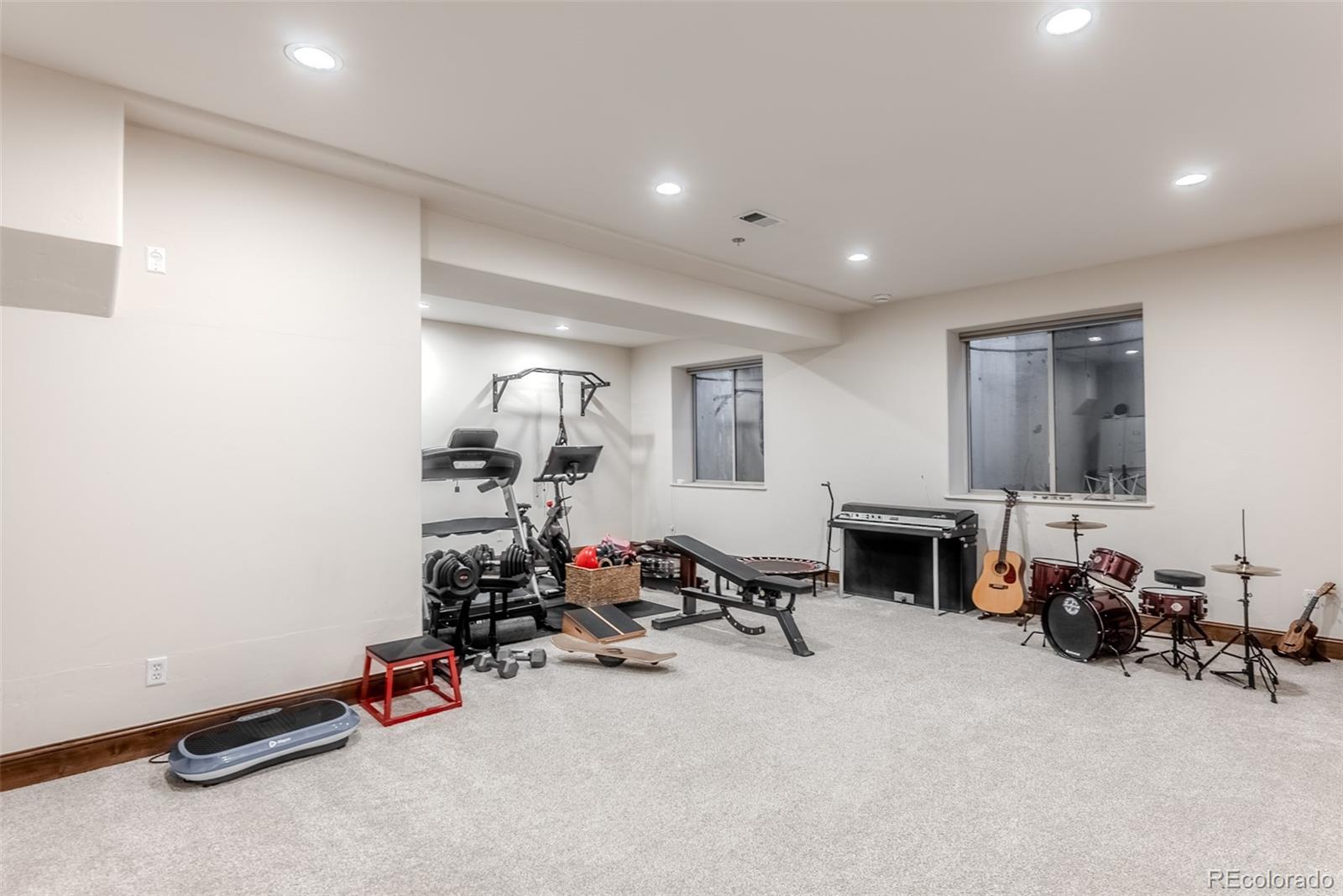2515 South Fillmore Street Denver, CO 80210 - Photo 31 of 39 a view of a room with gym equipment