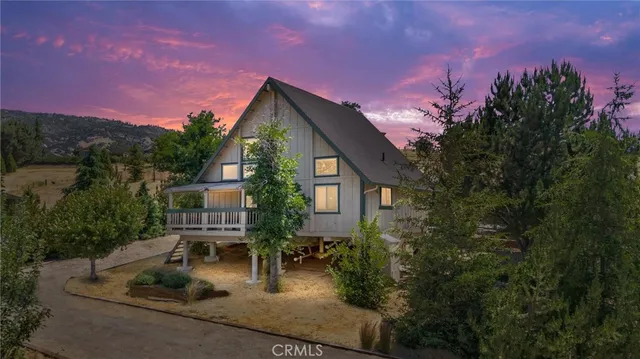 a house view with a outdoor space