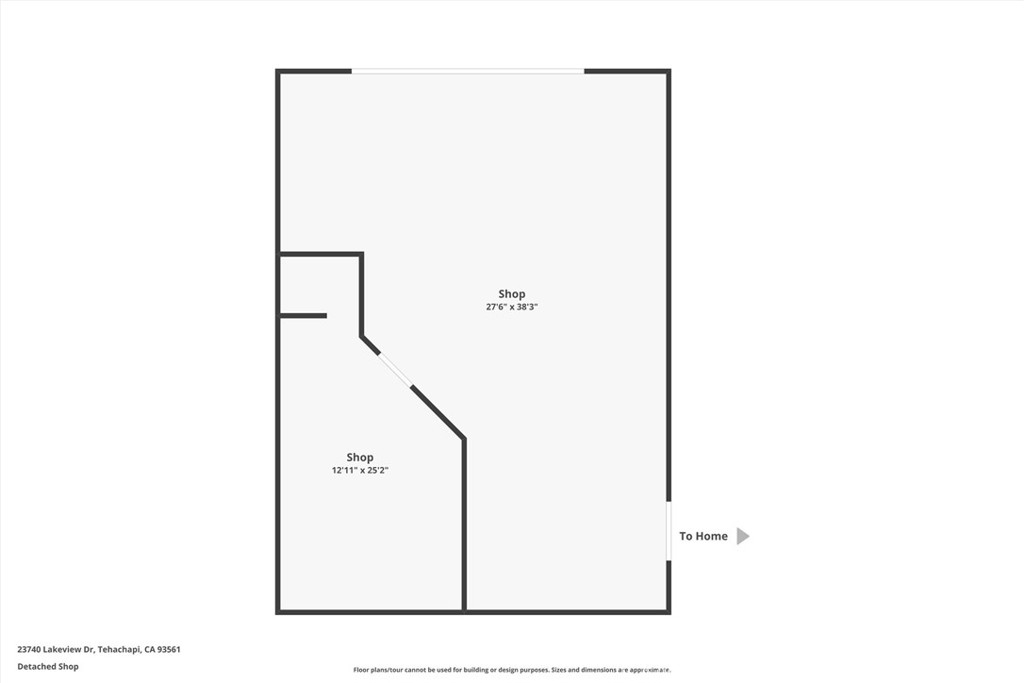 23740 Lakeview Drive Tehachapi, CA 93561 - Photo 46 of 48 a picture of floor plan