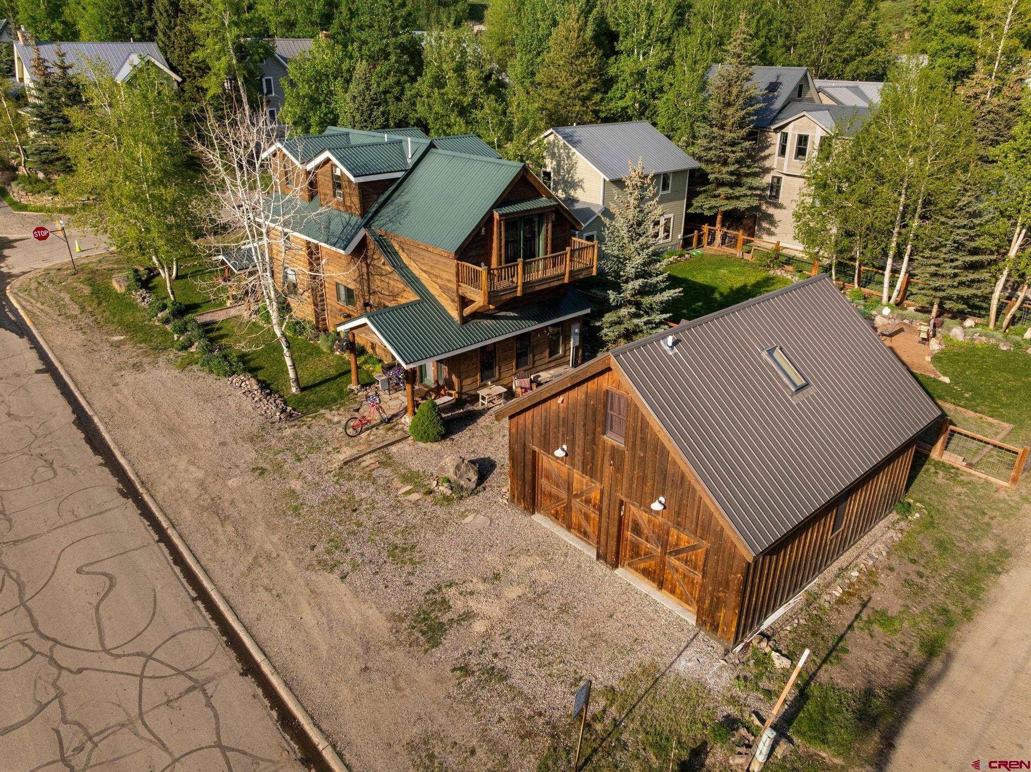 31 Gothic Avenue Crested Butte, CO 81224 - Photo 29 of 33 an aerial view of a house with a yard