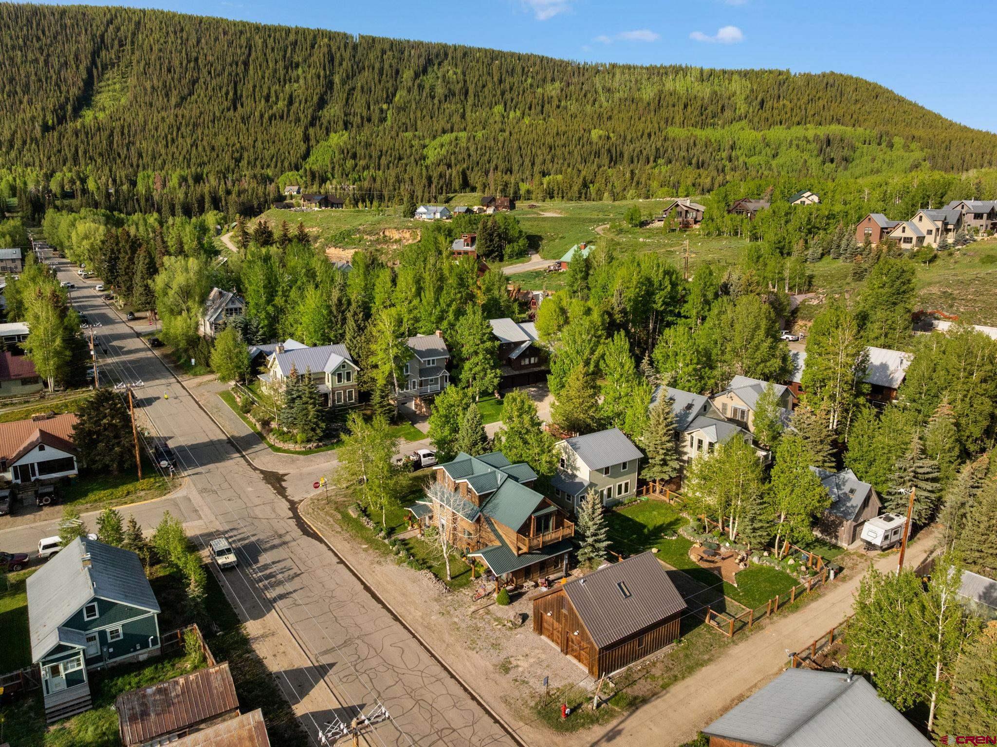 31 Gothic Avenue Crested Butte, CO 81224 - Photo 31 of 33 an aerial view of residential houses with outdoor space