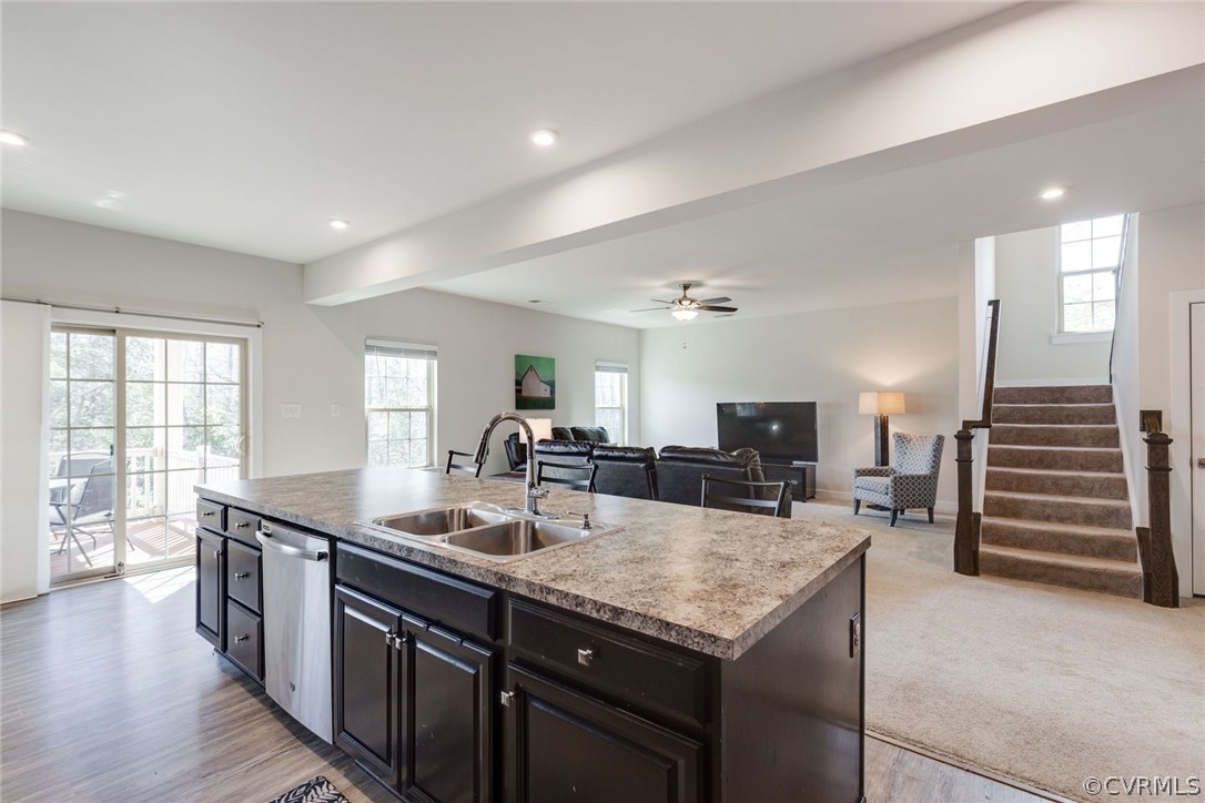 10419 Centralia Station Chester, VA 23831 - Photo 25 of 50 a kitchen with granite countertop a sink and cabinets