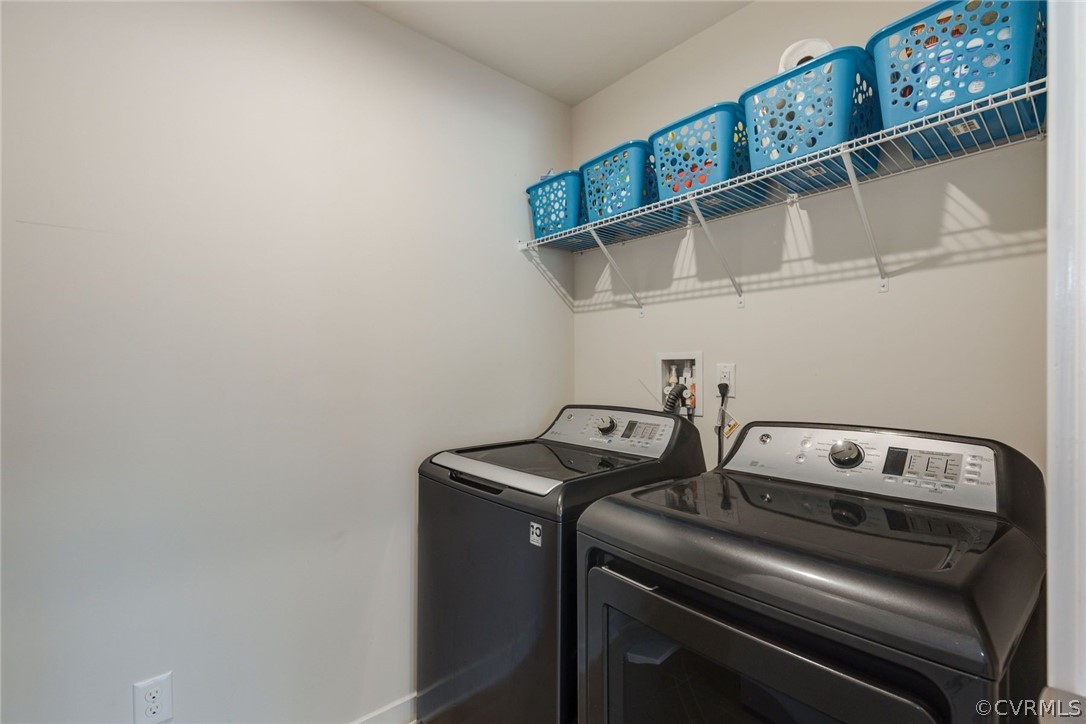 10419 Centralia Station Chester, VA 23831 - Photo 41 of 50 a utility room with dryer and washer