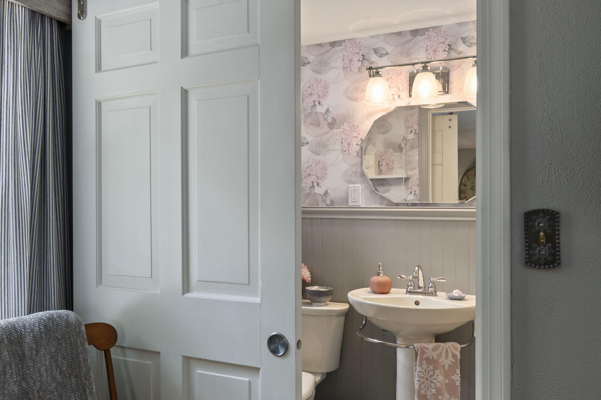 8 Jib Way Hyannis, MA 02601 - Photo 22 of 40 a bathroom with a sink mirror and vanity