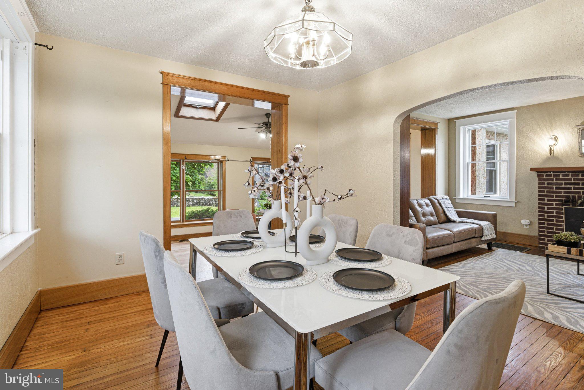 3131 Bedminster Road Ottsville, PA 18942 - Photo 4 of 17 Dining room leads to living, family, kitchen areas