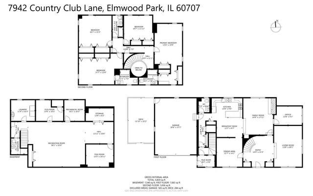$724,900 | 7942 West Country Club Lane, Elmwood Park, IL 60707