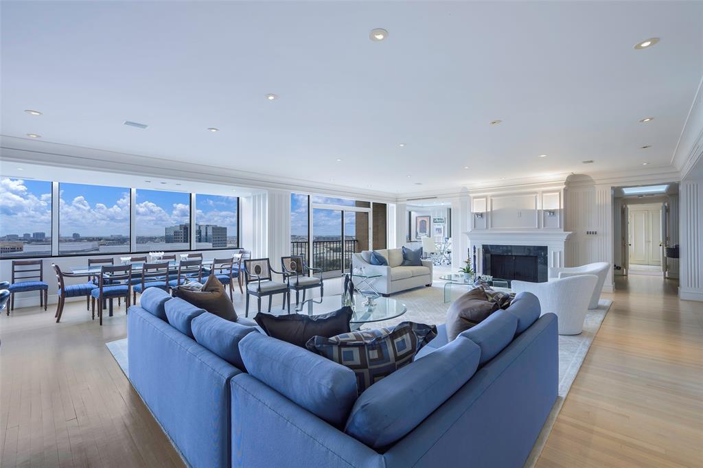 5200 Keller Springs Road, Unit 1534/36 Dallas, TX 75248 - Photo 6 of 35 a living room with furniture and a fireplace