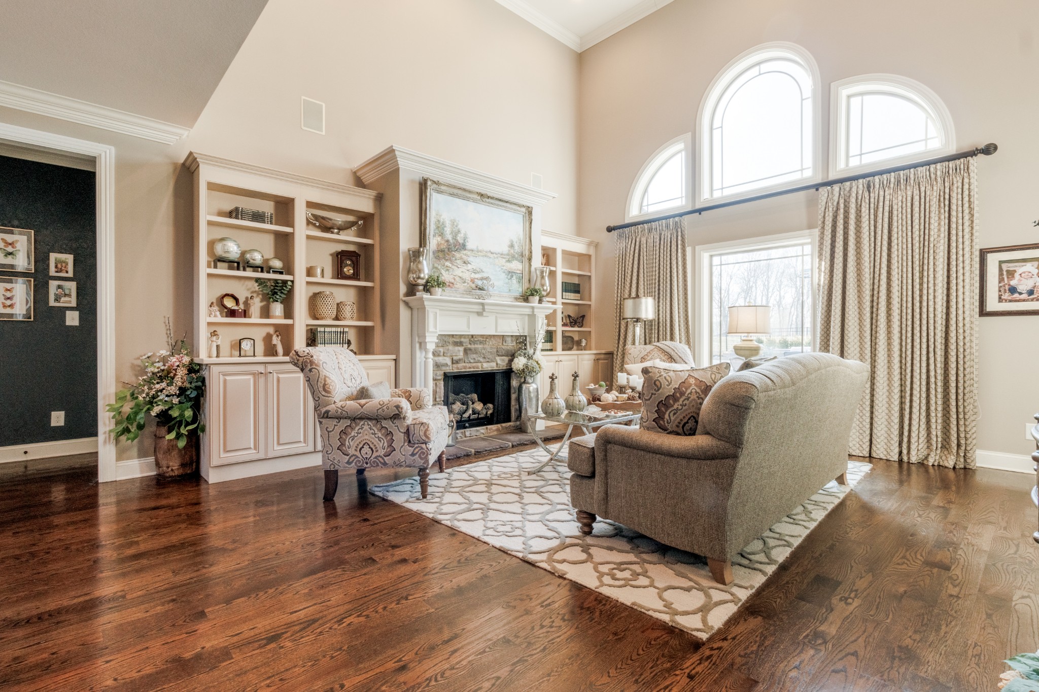 4570 Sango Road Clarksville, TN 37043 - Photo 6 of 32 a living room with furniture and a fireplace