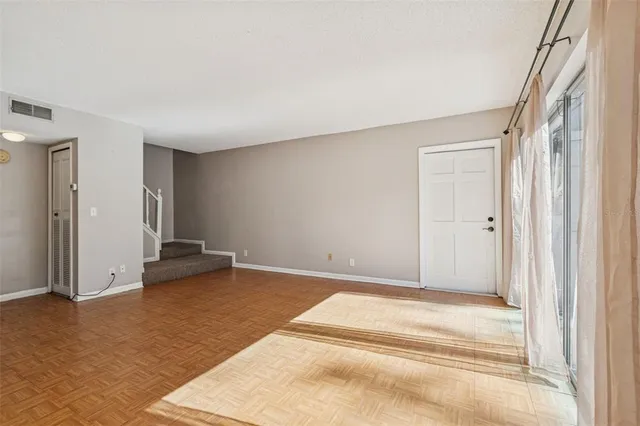 a view of an empty room