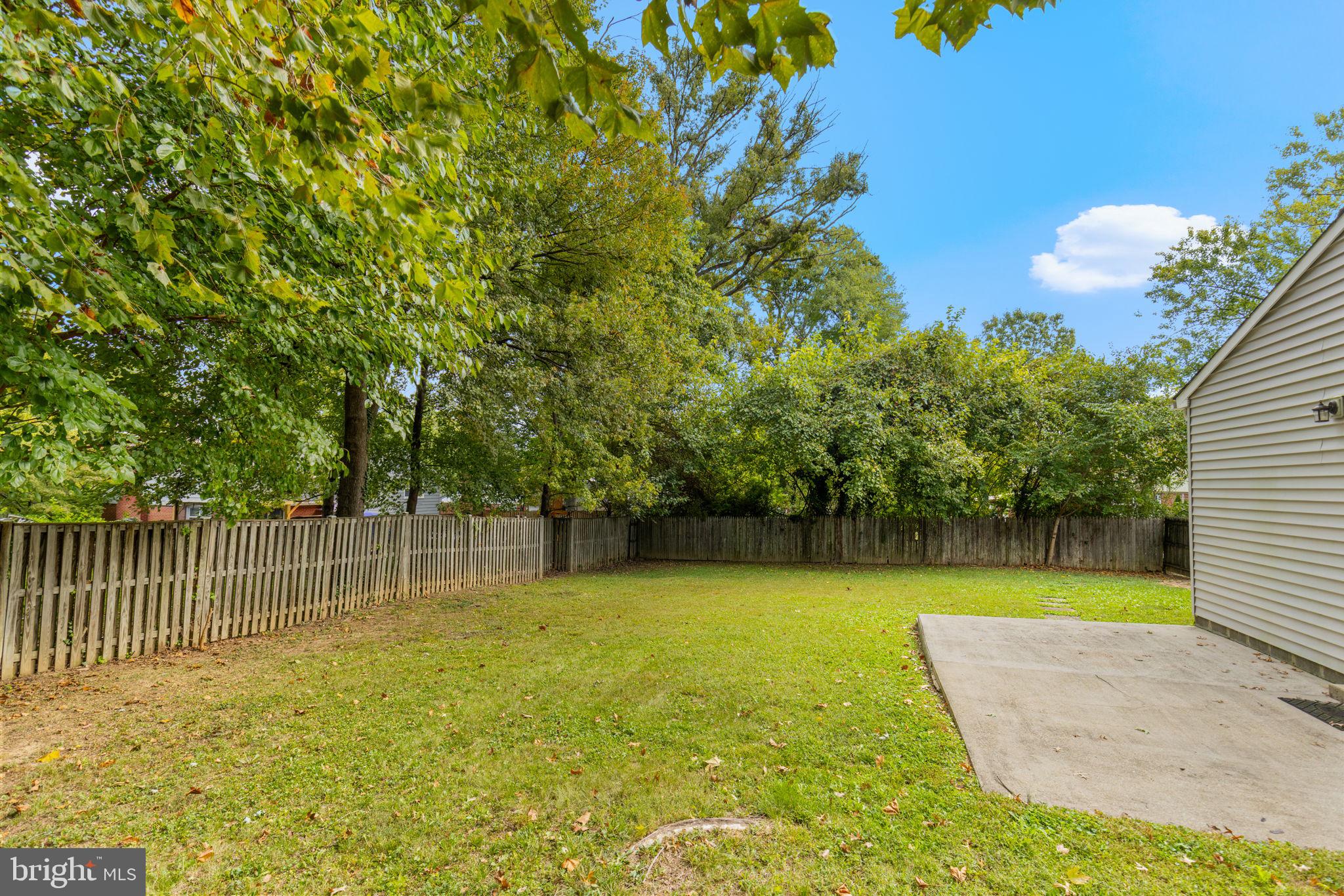 7414 Chatham Street Springfield, VA 22151 - Photo 30 of 34 a view of a garden with a large tree