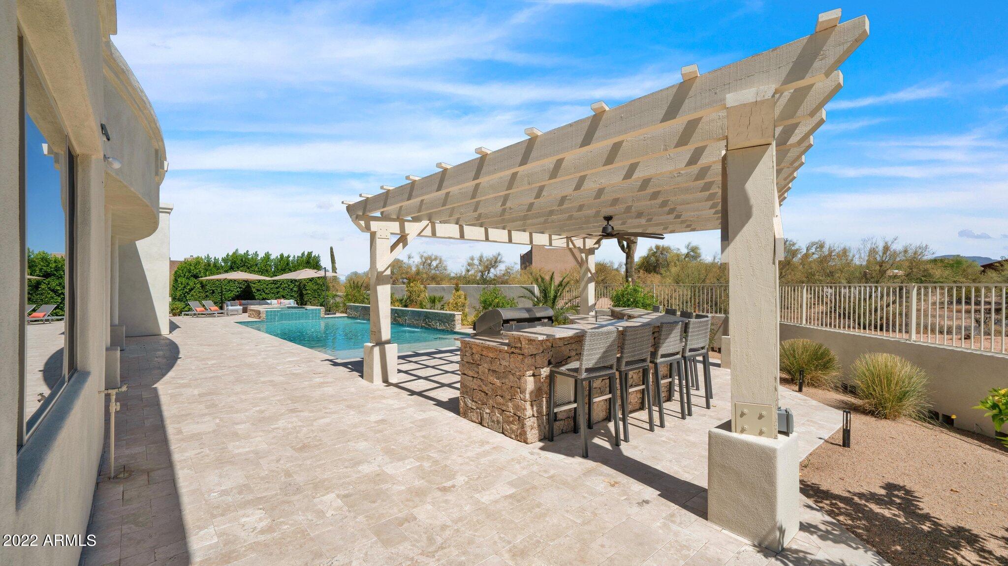 31223 East Ranch Road Cave Creek, AZ 85331 - Photo 58 of 82 Pergola/Bar/Outdoor Kitchen