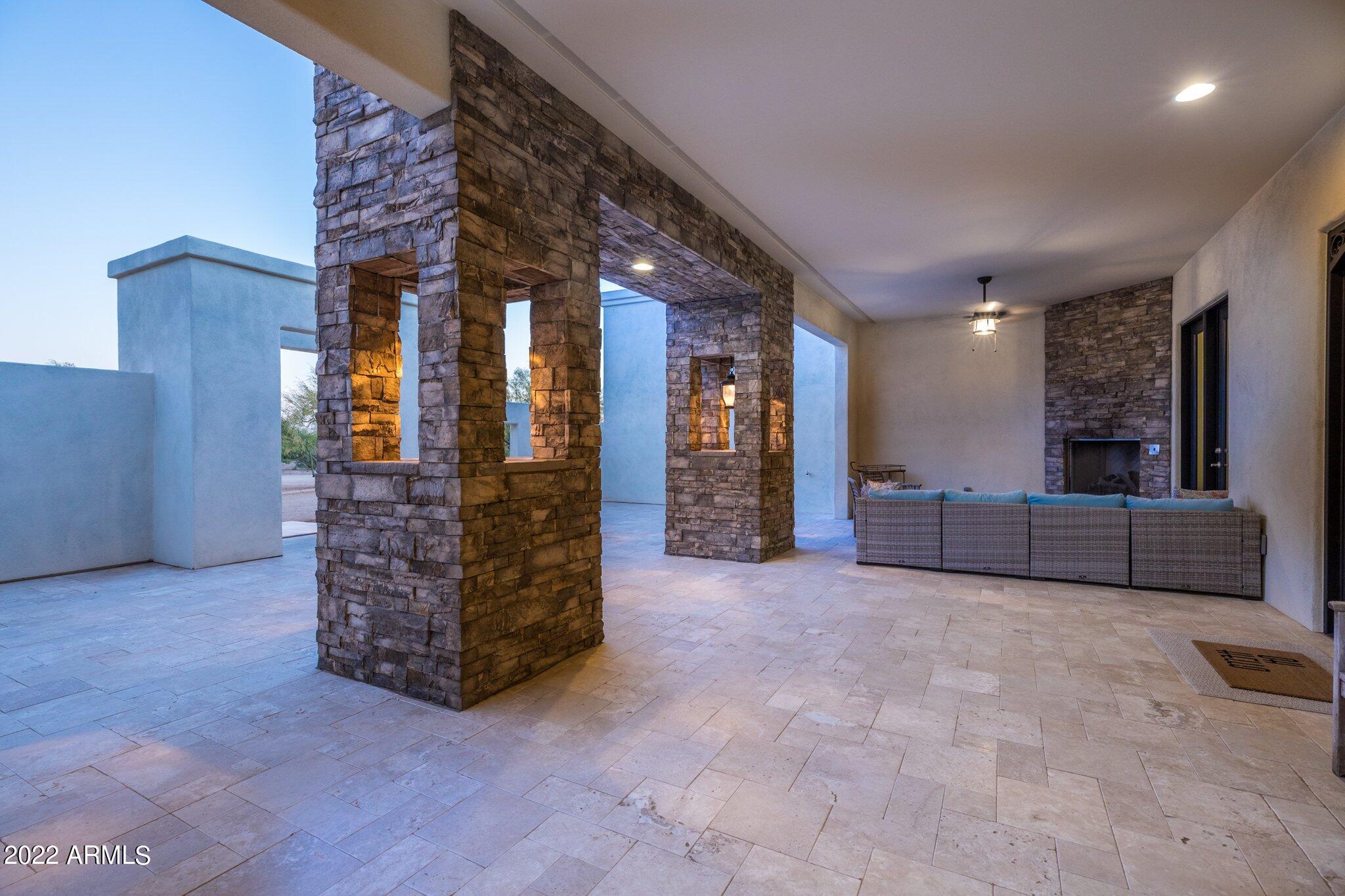 31223 East Ranch Road Cave Creek, AZ 85331 - Photo 72 of 82 Fireside relaxation front patio