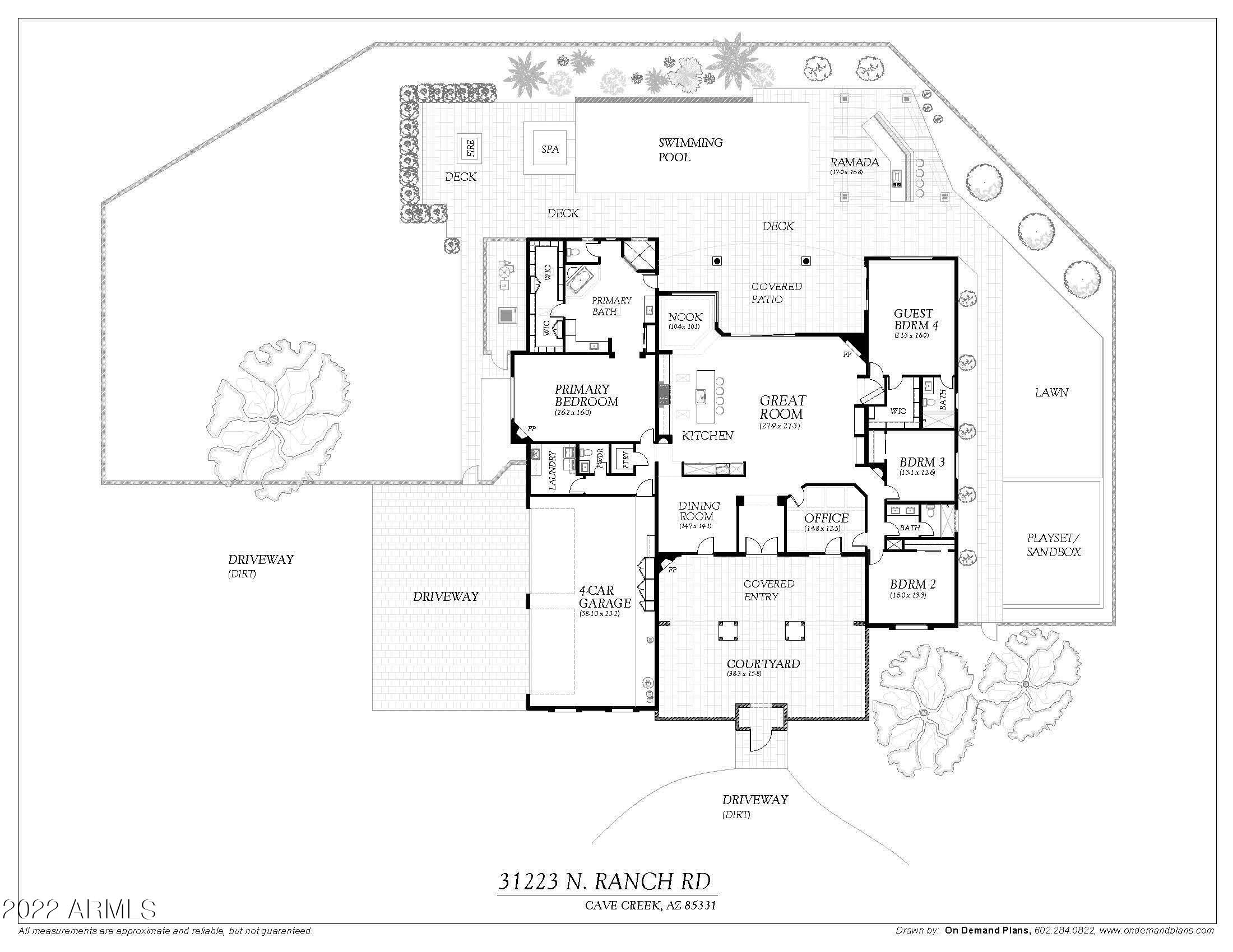 31223 East Ranch Road Cave Creek, AZ 85331 - Photo 81 of 82 31223 N Ranch Rd_SITE PLAN