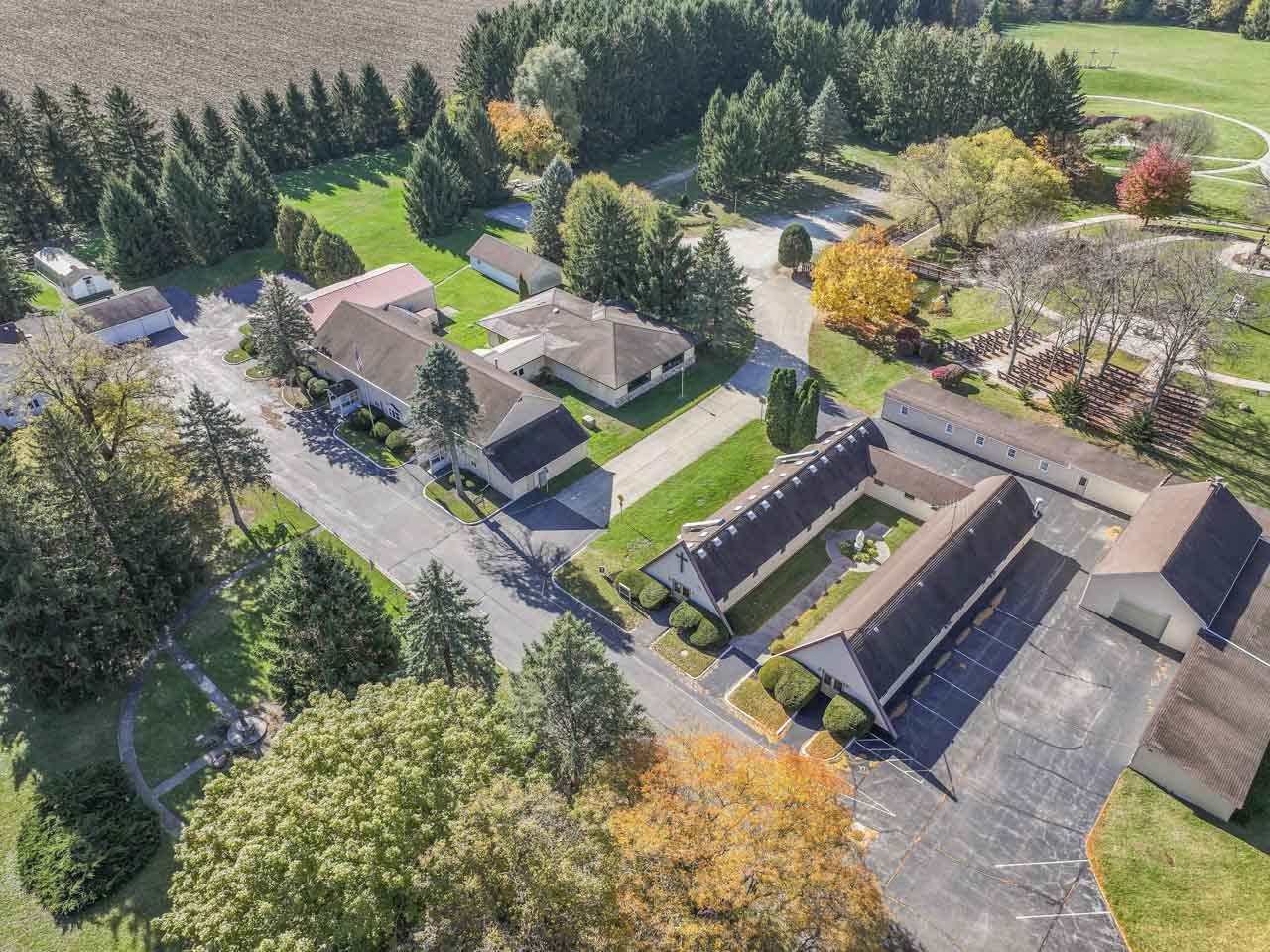 10330 336th Avenue Randall, WI 53181 - Photo 1 of 29 an aerial view of a house with outdoor space