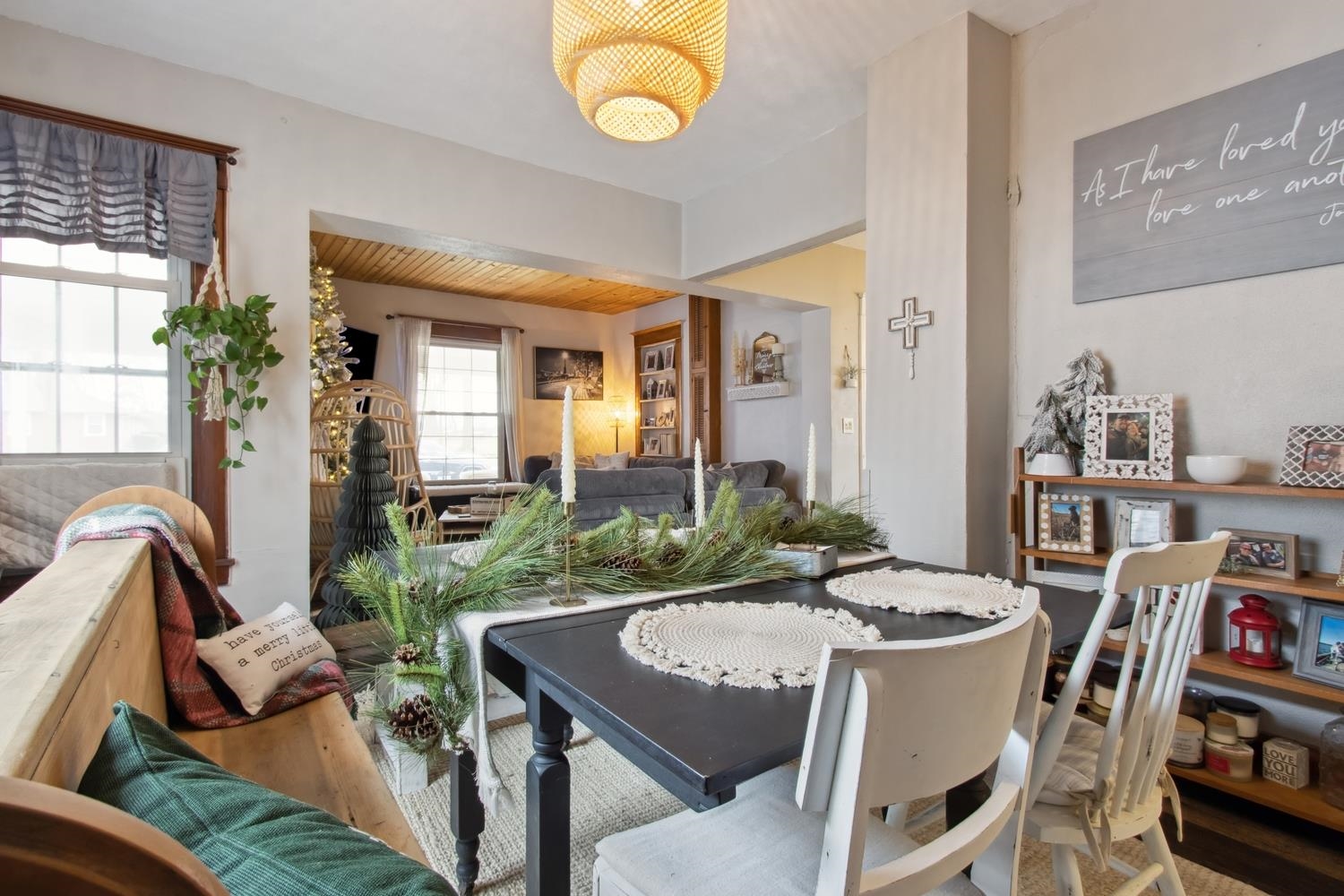 108 Maple Avenue Morrison, IL 61270 - Photo 13 of 28 a view of a dining room with furniture window and wooden floor
