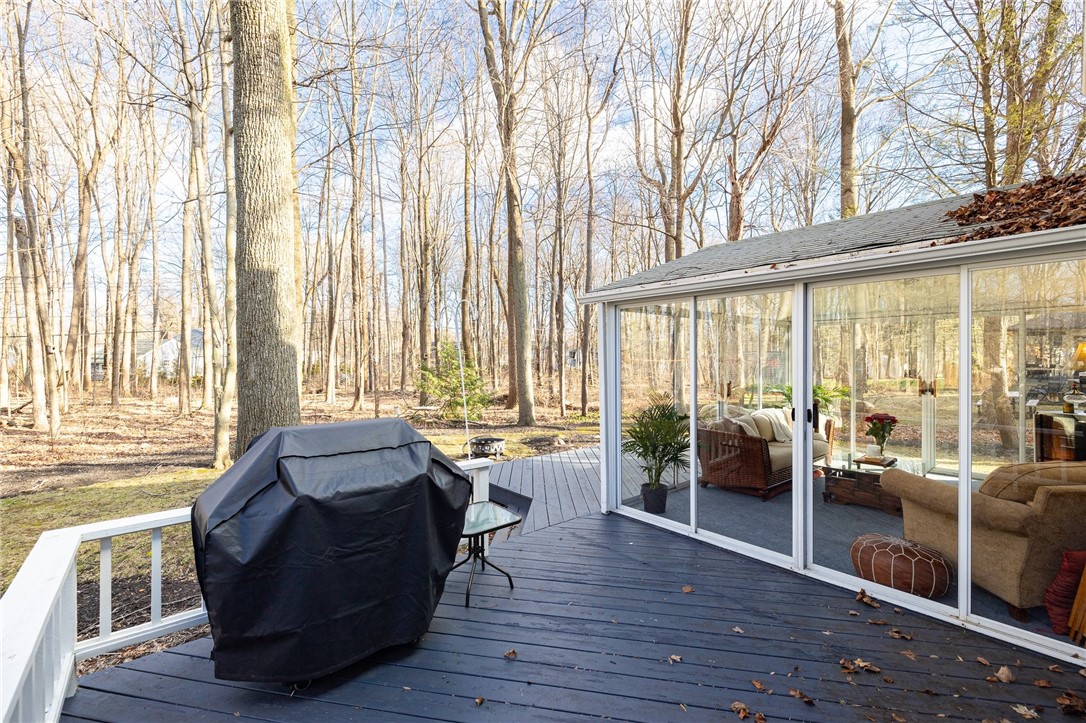 693 Audley End Webster, NY 14580 - Photo 31 of 41 WOOD DECK OFF THE 3 SEASON SUNROOM