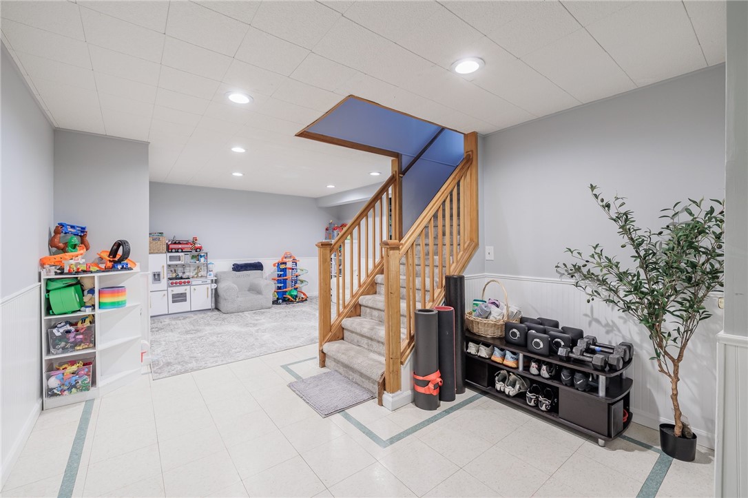 693 Audley End Webster, NY 14580 - Photo 36 of 41 PARTIALLY FINISHED LOWER LEVEL