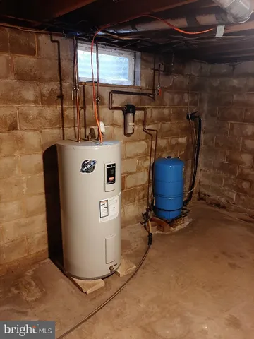 a view of storage and utility room