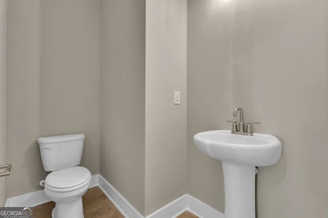 a view of small space with closet