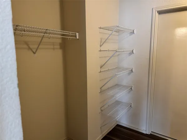 a view of walk in closet
