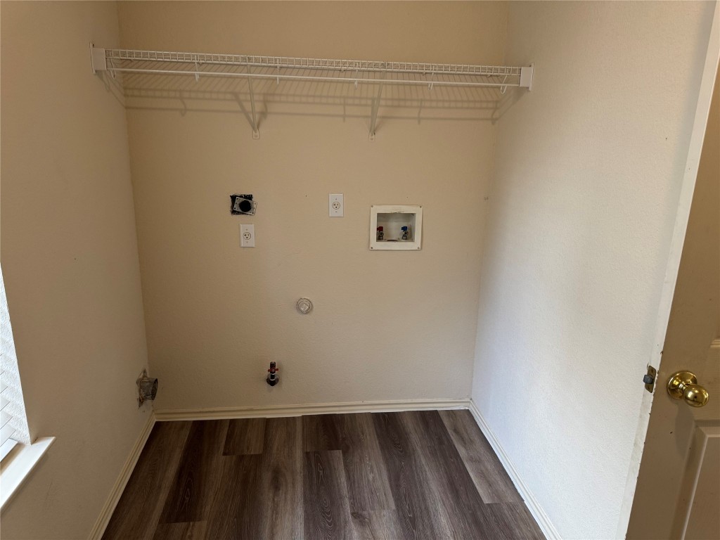 501 Grey Feather Court Round Rock, TX 78665 - Photo 26 of 28 a view of a small space with wooden floor and a window