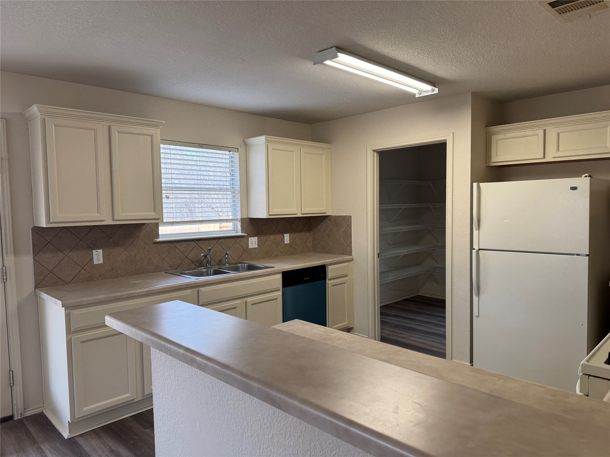 501 Grey Feather Court Round Rock, TX 78665 - Photo 6 of 30 a kitchen with a refrigerator and a sink