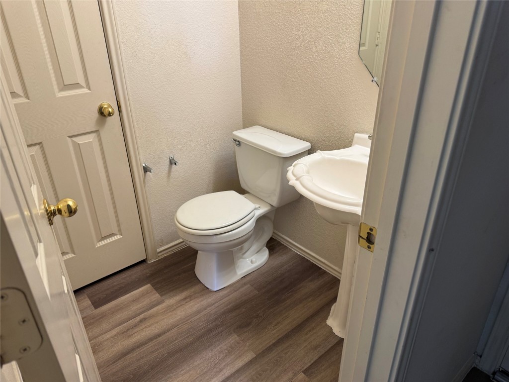 501 Grey Feather Court Round Rock, TX 78665 - Photo 10 of 28 a bathroom with a sink and a toilet