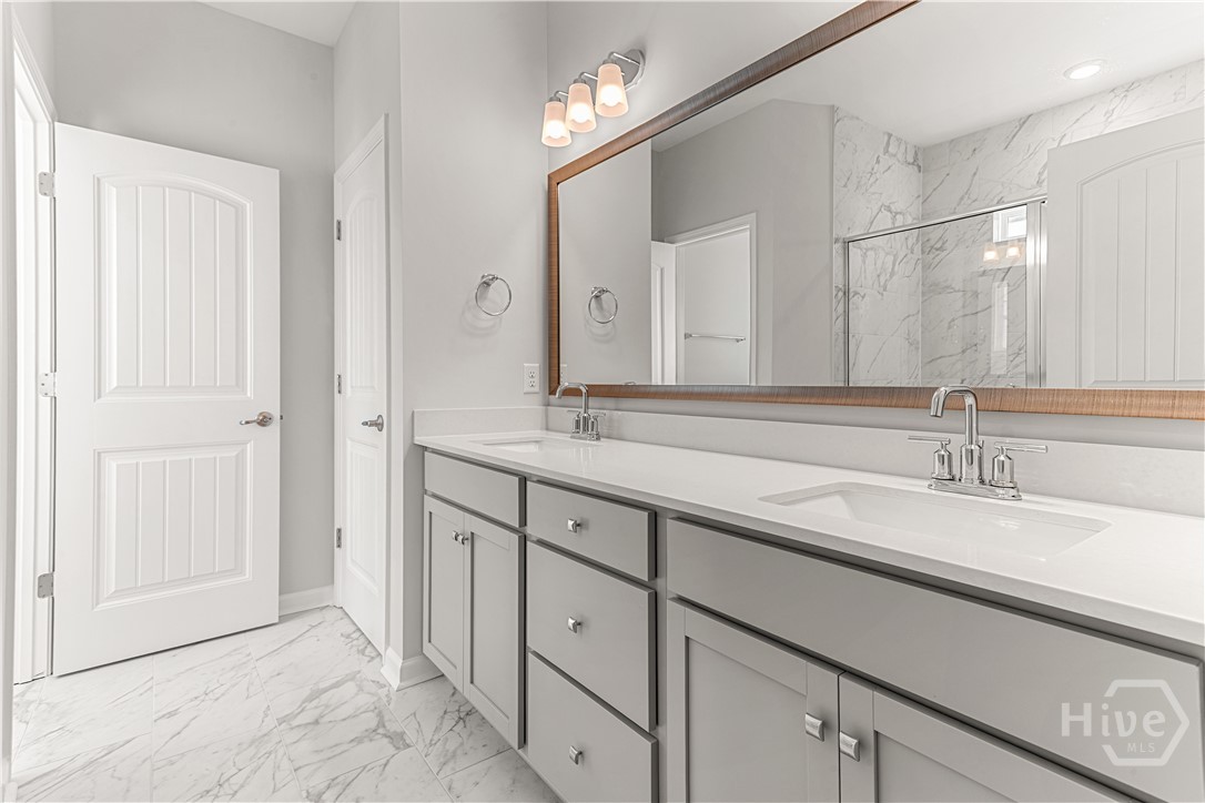 176 Champlain Drive Pooler, GA 31322 - Photo 20 of 35 Double Vanity With Quartz Countertops