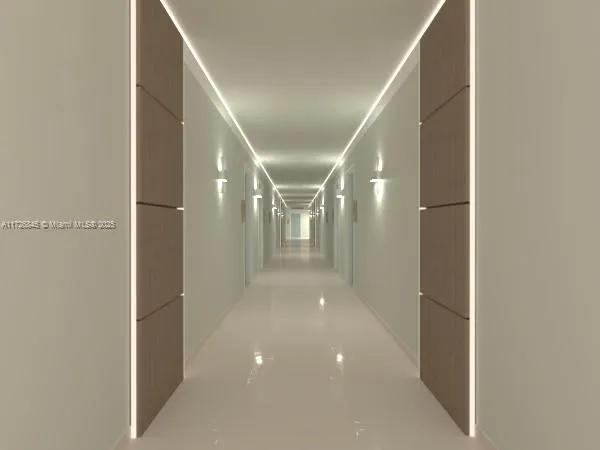 a view of balcony with furniture