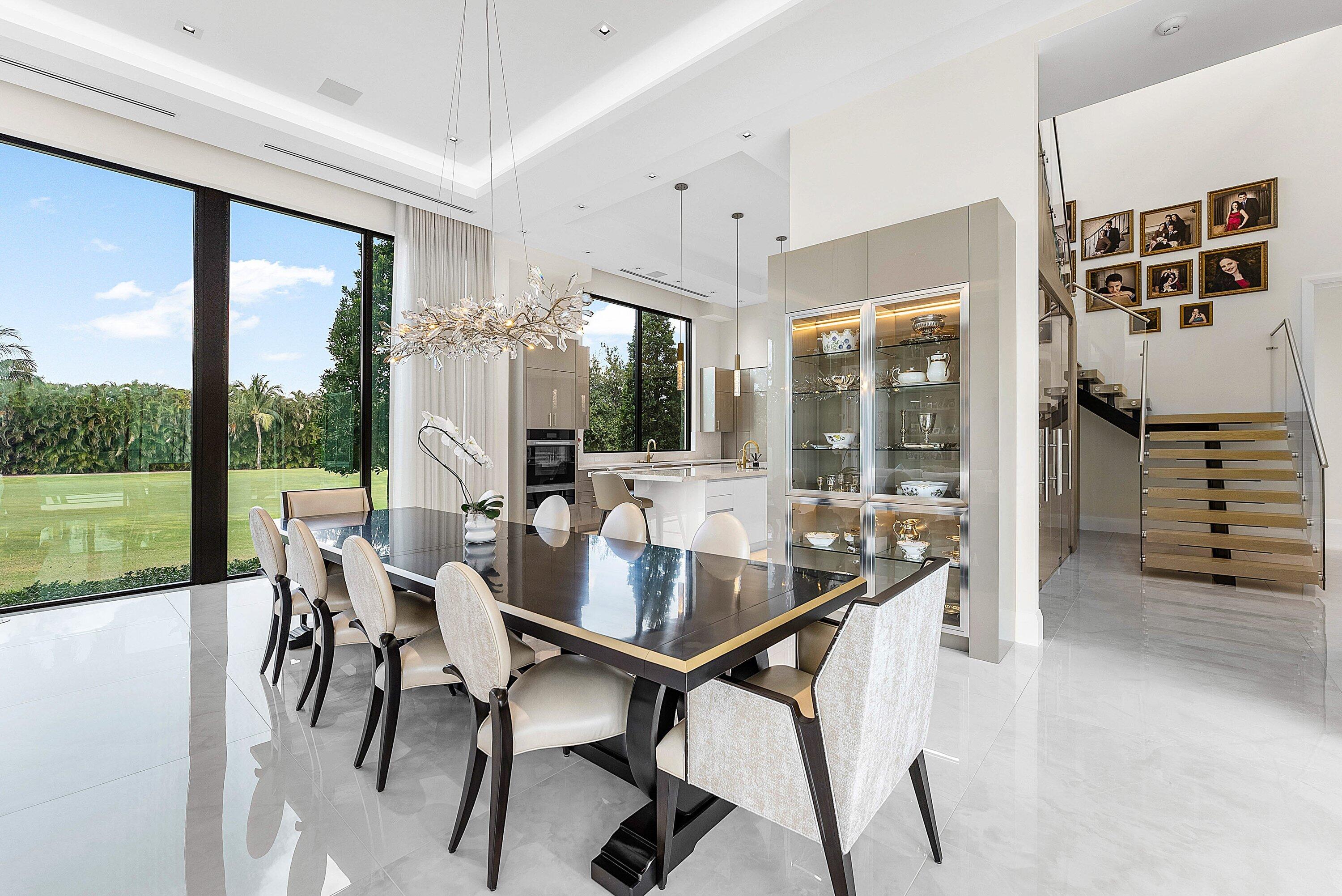 17615 Foxborough Lane Boca Raton, FL 33496 - Photo 21 of 120 Dining Rm with Glass wall facing west