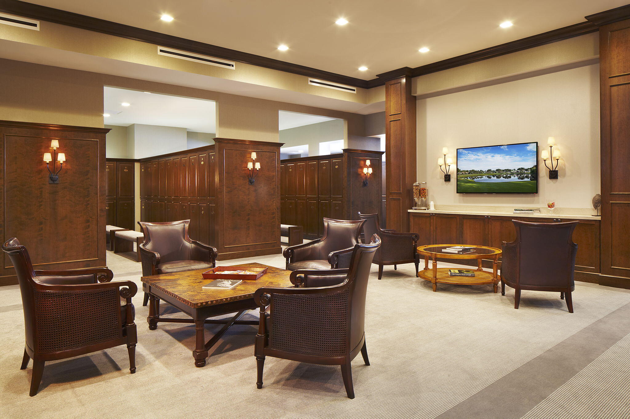 17615 Foxborough Lane Boca Raton, FL 33496 - Photo 90 of 120 a living room with furniture and a flat screen tv