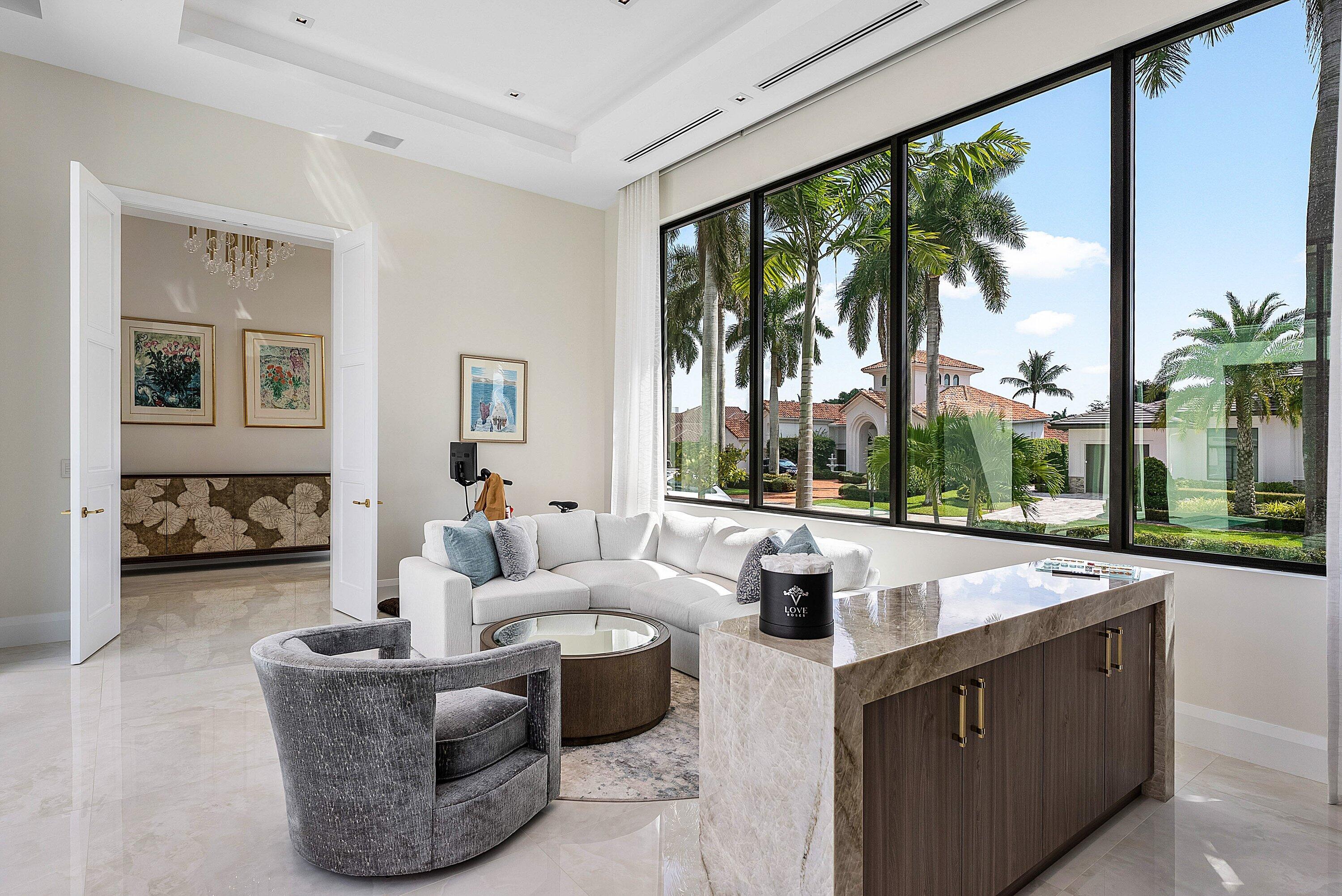 17615 Foxborough Lane Boca Raton, FL 33496 - Photo 10 of 120 Entertainment Area w Custom Bar