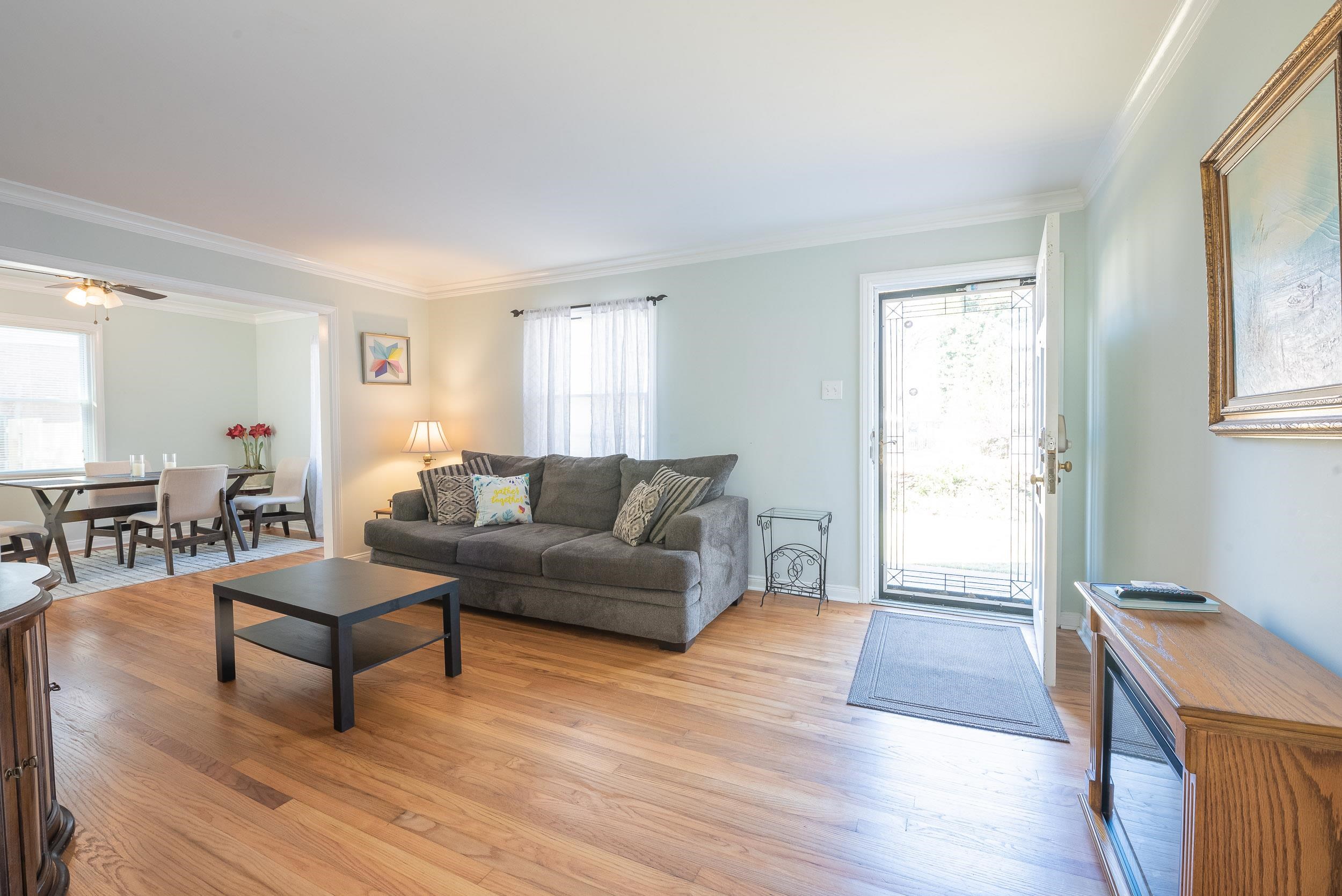 3805 Gamewell Road Memphis, TN 38111 - Photo 4 of 18 a living room with furniture and a wooden floor