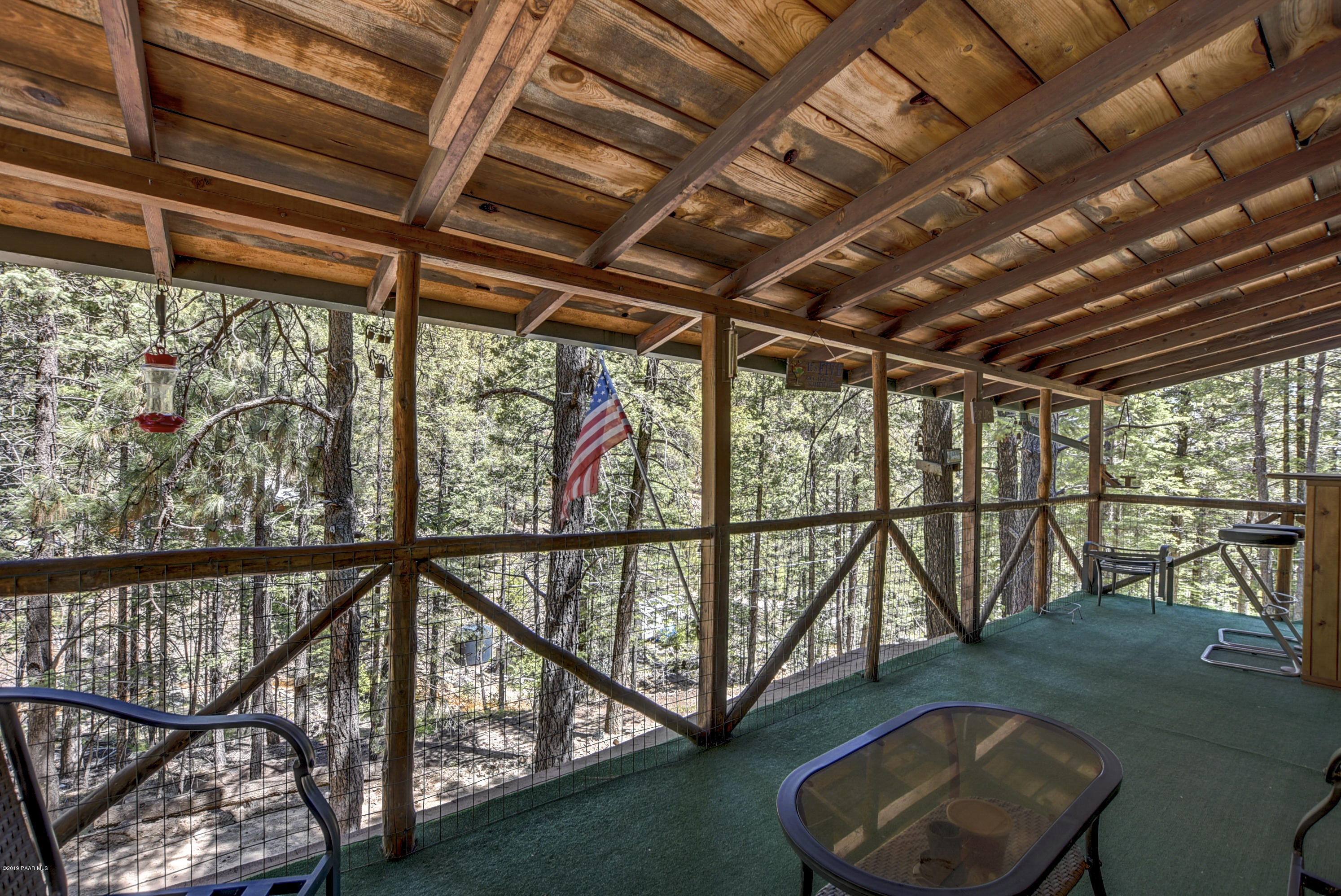 3893 East Sheldon Road Prescott, AZ 86303 - Photo 15 of 21 Front Covered Deck