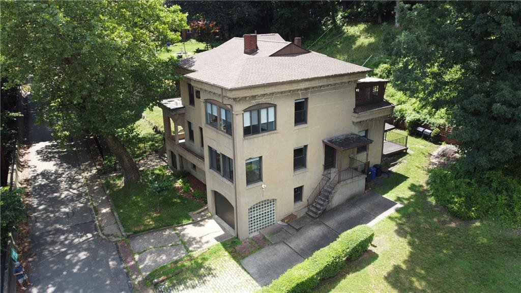 4323 Andover Terrace Pittsburgh, PA 15213 - Photo 42 of 48 a aerial view of a house with a yard