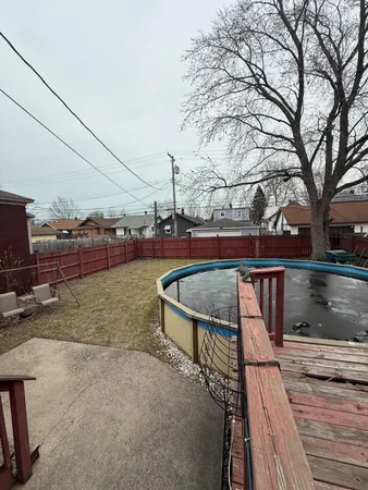 a view of outdoor space with seating area