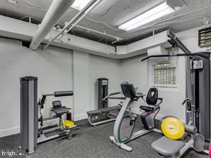 2737 Devonshire Place Northwest, Unit 129 Washington, DC 20008 - Photo 25 of 30 a view of a room with gym equipment