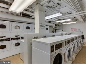 2737 Devonshire Place Northwest, Unit 129 Washington, DC 20008 - Photo 27 of 30 a utility room with dryer and washer