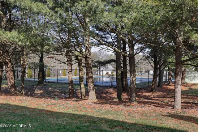 a view of a outdoor space with trees