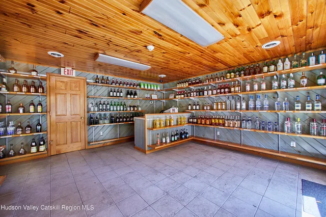 a aerial view of a house