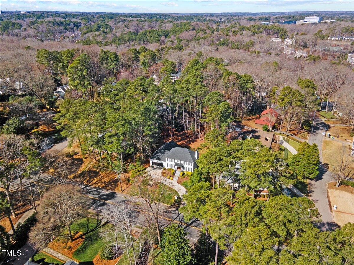 2605 Ridge Road Raleigh, NC 27612 - Photo 49 of 51 an aerial view of a houses with a yard