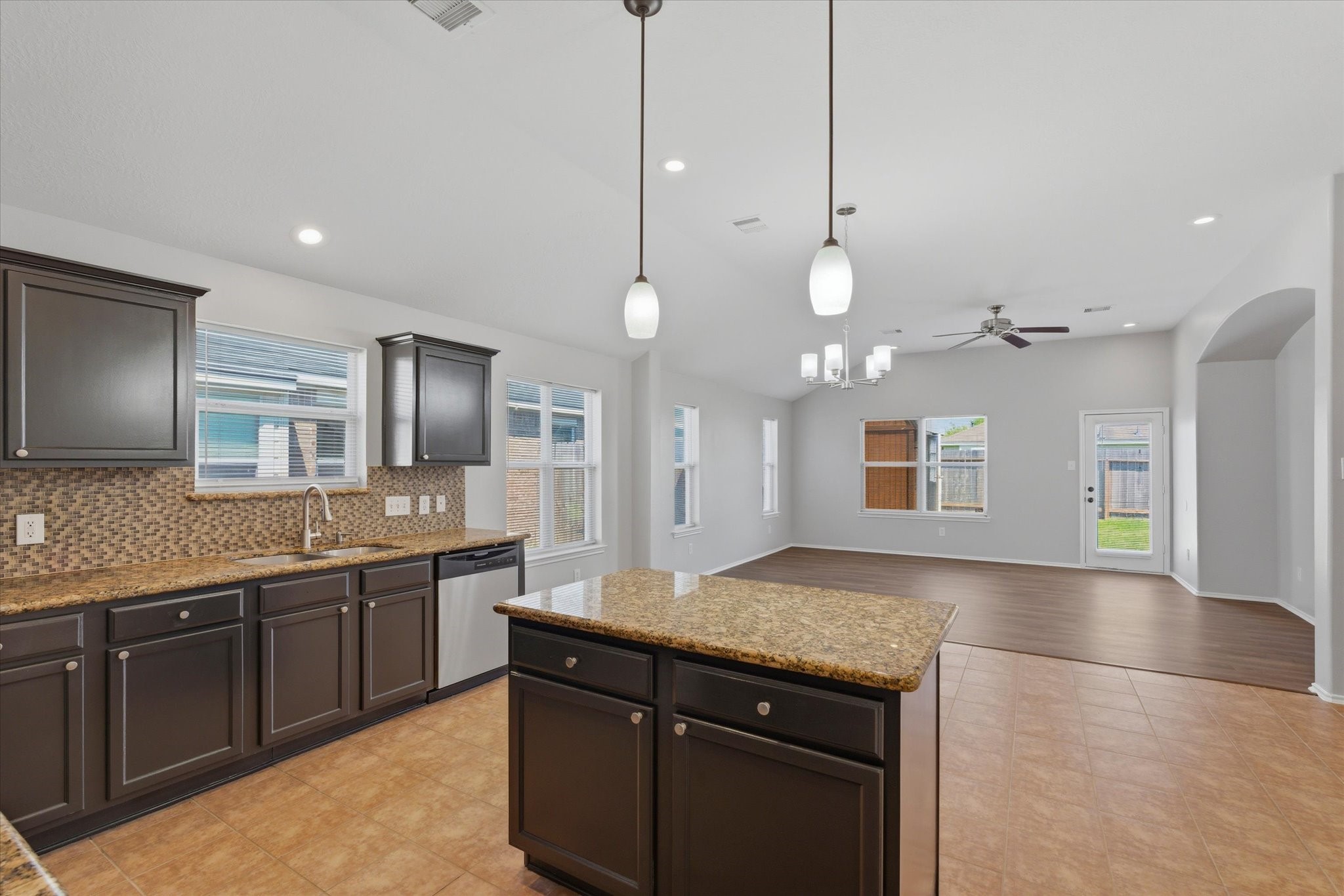 4506 Prince Street Baytown, TX 77521 - Photo 7 of 26 Kitchen open to living room!