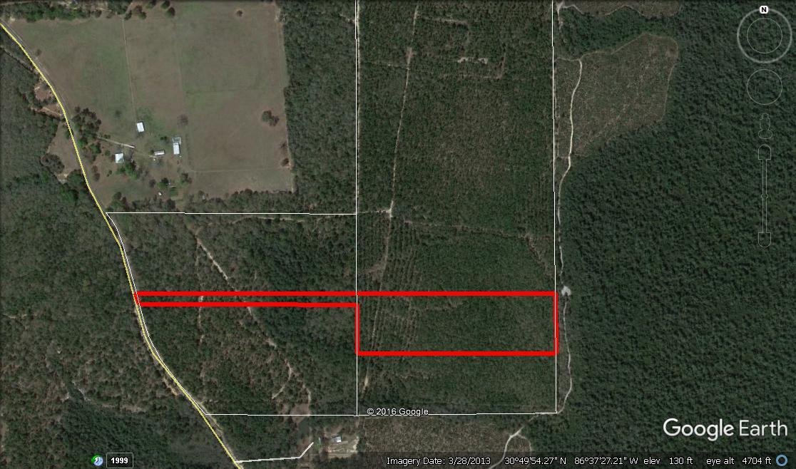 13-ac Old River Road Baker, FL 32531 - Photo 2 of 16 13 AC Old River Aerial