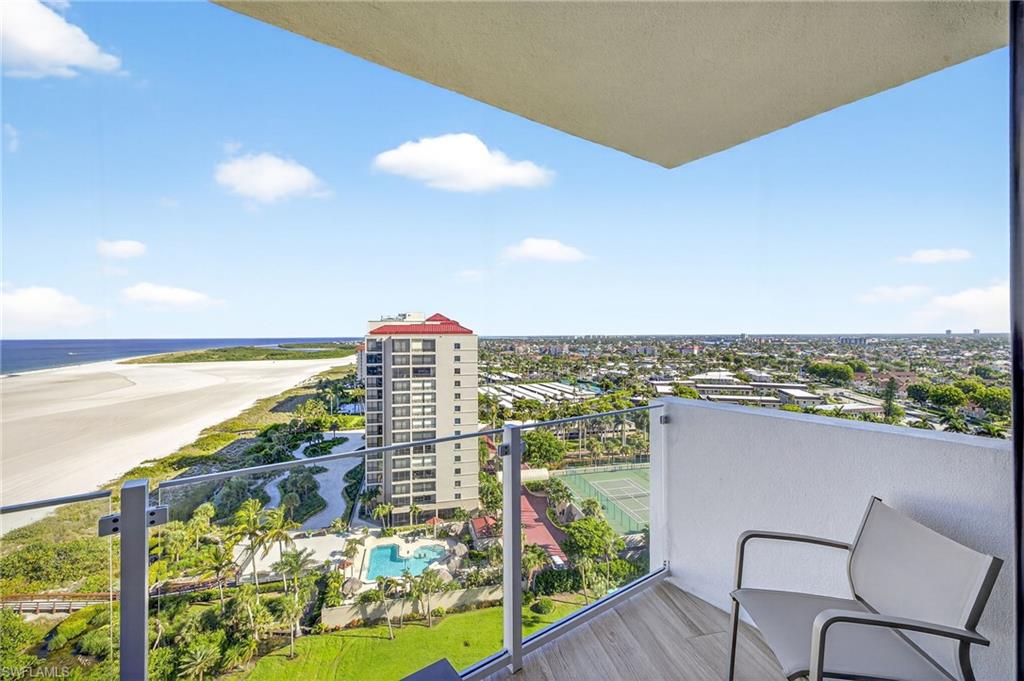 58 North Collier Boulevard, Unit 1606 Marco Island, FL 34145 - Photo 23 of 37 a view of a city from a balcony