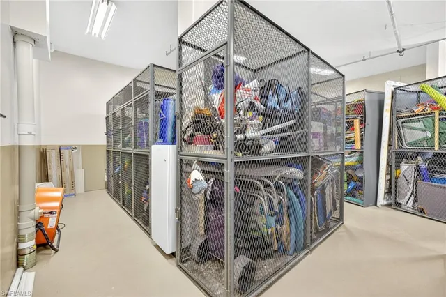 a view of a storage room with a lot of stuff