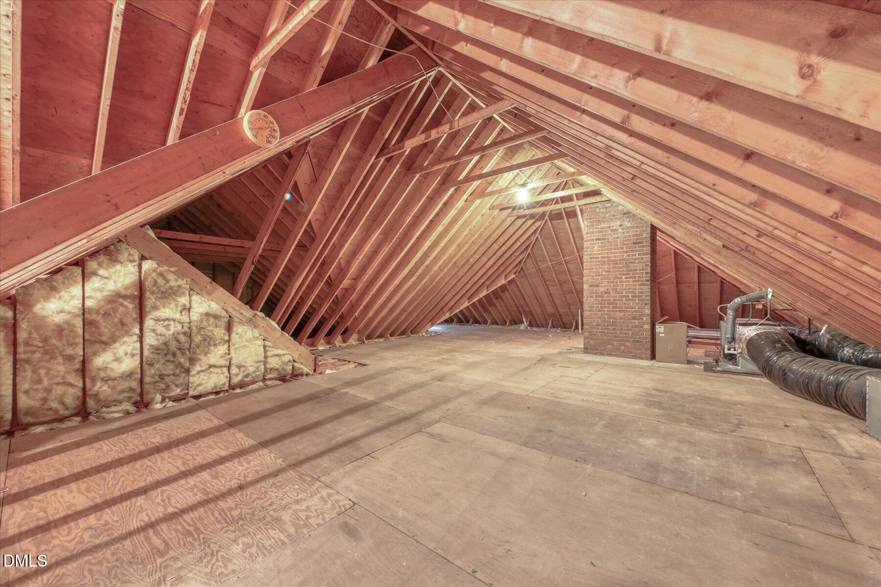 1904 Merion Place Raleigh, NC 27615 - Photo 35 of 43 Large unfinished attic with lots of potential.