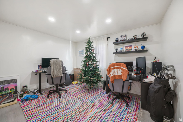 2030 Nevada Circle Provo, UT 84606 - Photo 9 of 16 Office space with recessed lighting and wood finished floors