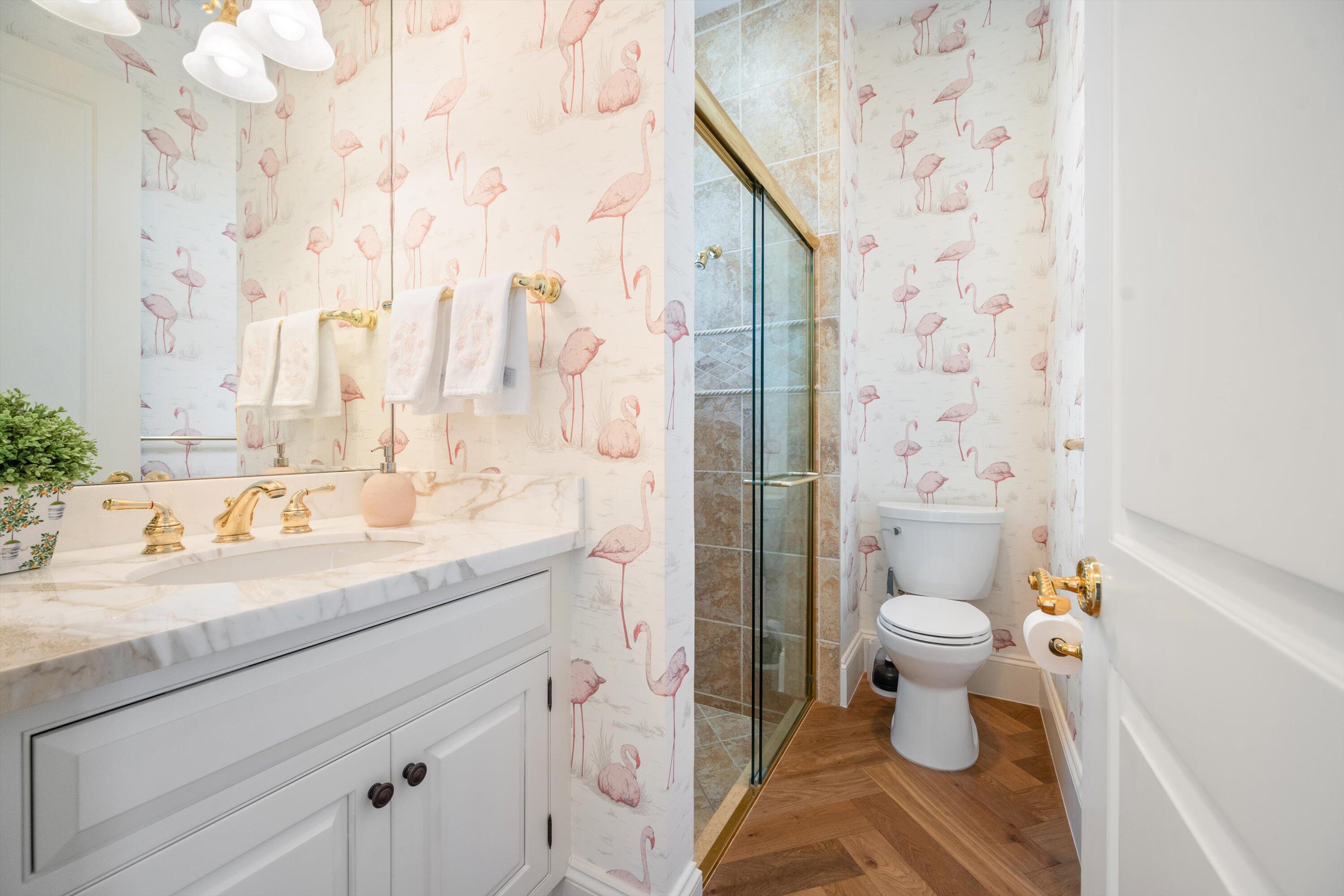 115 Echo Lane Jupiter, FL 33458 - Photo 22 of 35 a bathroom with a sink toilet and shower