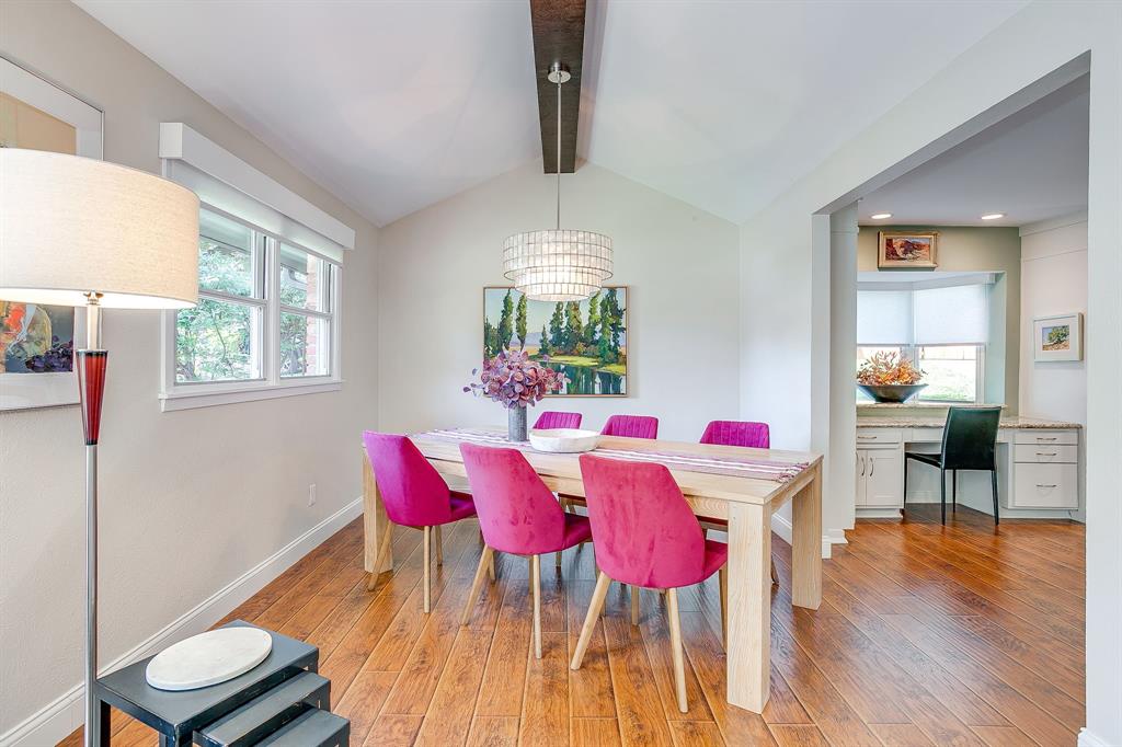 1816 Granada Road Fort Worth, TX 76116 - Photo 13 of 40 a view of a dining room with furniture and wooden floor