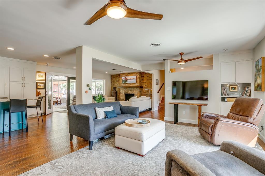 1816 Granada Road Fort Worth, TX 76116 - Photo 16 of 40 a living room with furniture and a flat screen tv